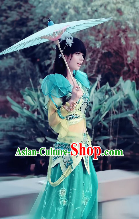 Ancient Chinese Swordswoman Cosplay Costumes