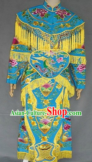 Ancient Women Heroine Embroidered Phoenix Armor Costumes