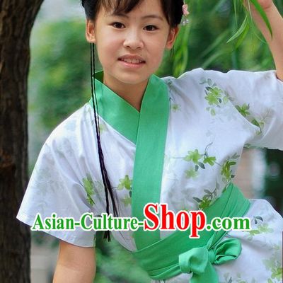 Ancient Chinese Hanfu Duan Da Clothes for Children