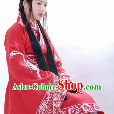 Ancient Chinese Han Dynasty Style Phoenix Empress Clothing for Women