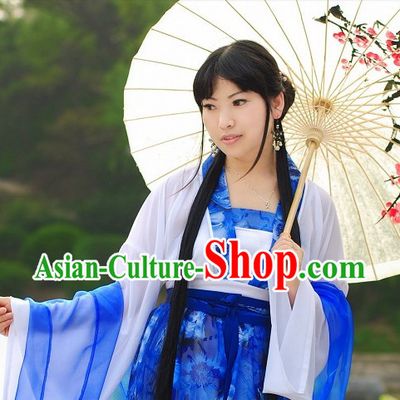 Chinese Classical Umbrella Dance Costumes for Women
