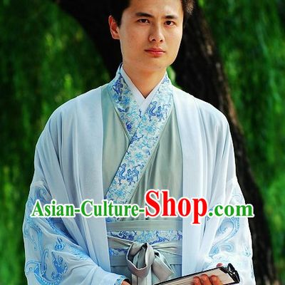 Han Dynasty Dragon Clothing for Men