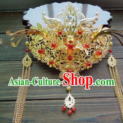 Ancient Chinese Style Handmade Bride Phoenix Crown