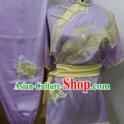 Chinese Classical Embroidered Phoenix Tai Chi Uniform