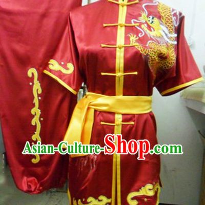 Chinese Classical Embroidered Dragon Tai Chi Uniform
