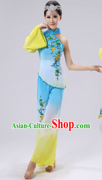 Stage Performance and Festival Celebration Color Transition Dancing Costume for Women