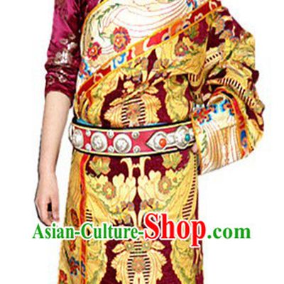 Traditional Chinese Tibetan Clothing Complete Set for Women