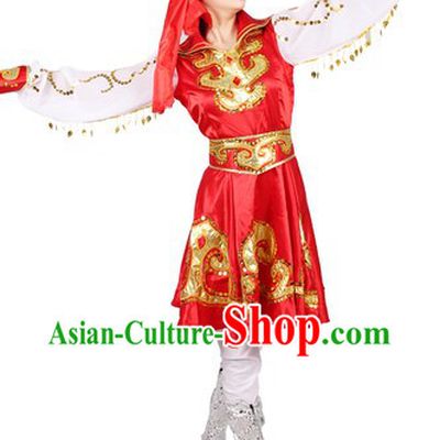 Traditional Chinese Female Mongolian Costumes for Women