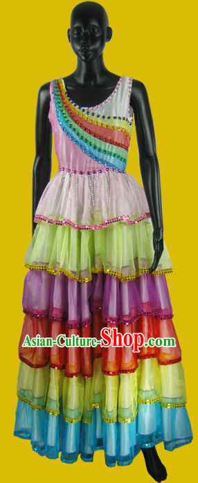 Chinese Opening Dance Costumes for Women