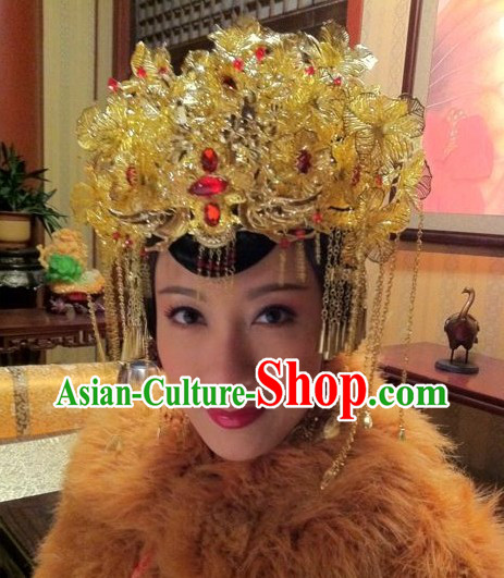 Ancient Chinese Palace Wedding Phoenix Crown for Women