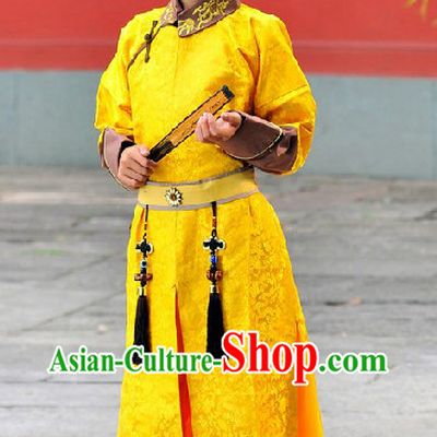 Ancient Chinese Empress Costumes and Headpiece for Children