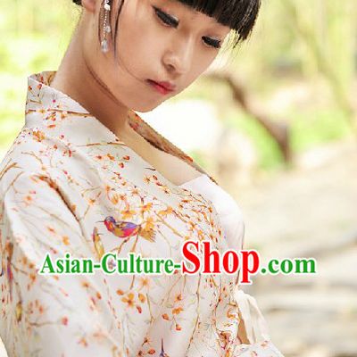Ancient Chinese Embroidered Flower Clothes Complete Set
