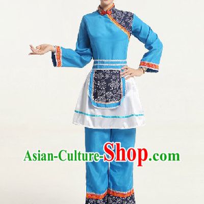 Traditional Chinese Countrywoman Costumes for Women