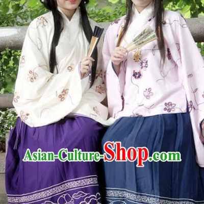 Ming Dynasty Princess Embroidered Hanfu Clothes Complete Set