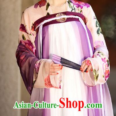 Chinese Classical Tang Dynasty Princess Outfit Complete Set