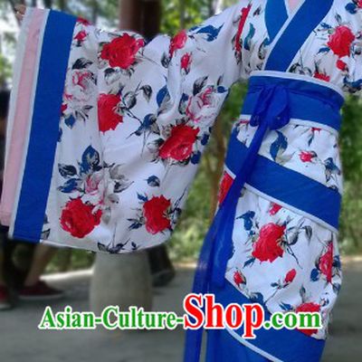 Ancient Chinese Imperial Palace Han Dynasty Empress Outfit Quju Clothing
