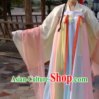 Tang Dynasty Colorful Ruqun Outfit for Girls