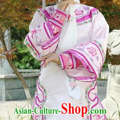 Qing Dynasty Imperial Palace Concubine Winter Jacket and Cheongsam Complete Set