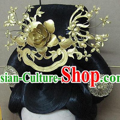 Ancient Chinese Imperial Palace Wig and Hair Accessories