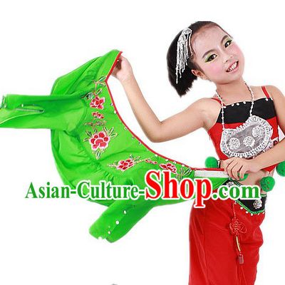 Traditional Chinese Ethnic Attire and Hat for Kids