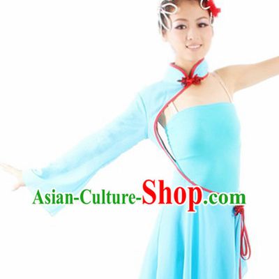 Traditional Chinese Solo Dance Costumes and Headwear for Women