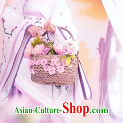 Ancient Chinese Embroidered Plum Blossom Hanfu Clothes for Women