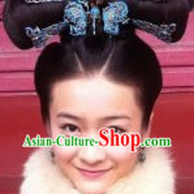 Ancient Chinese Butterfly Princess Wig and Hair Accessories