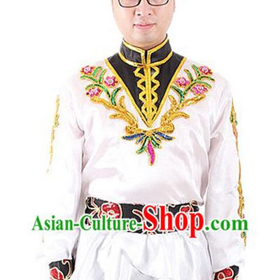 Traditional Chinese Xinjiang Uyghur Nationality Clothes for Men
