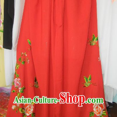 Red Chinese Stage Performance Mantle Clark for Women