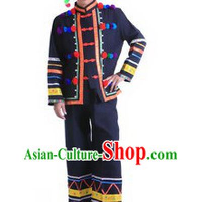 Traditional Chinese Minority Costumes and Accessories for Men