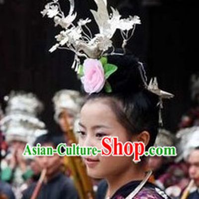Traditional Chinese Miao Hair Accessories for Women