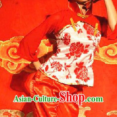 Traditional Chinese Han Minority Dance Costume for Women