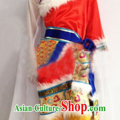 Chinese Stage Performance Tibetan Dance Costumes for Men