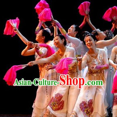Traditional Chinese Folk Dance Costumes for Women