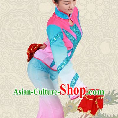 Stage Performance Handkerchief Dance Outfit for Women