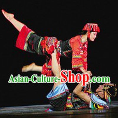 Chinese Ethnic Nationality Costumes for Men and Women