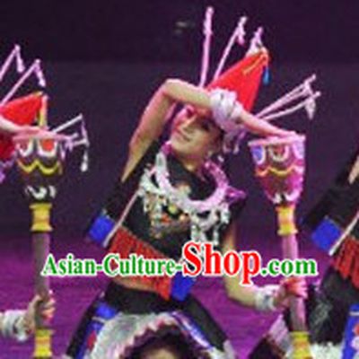 Yao Ethnic Dance Costumes for Women