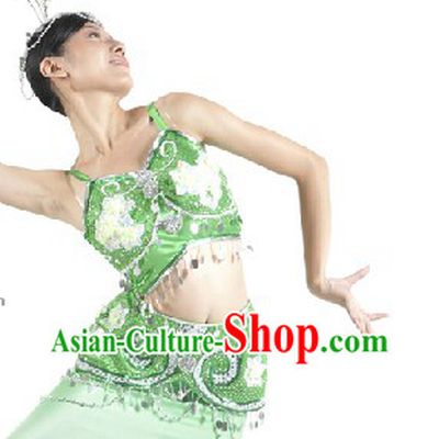 Ethnic Tribe Peacock Dance Clothes for Women
