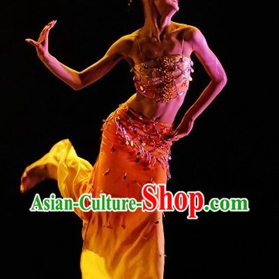 Traditional Chinese Yunnan Province Ge Ba Dance Costume for Women