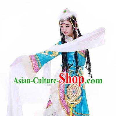 Tibetan People Dance Costumes and Accessories for Women
