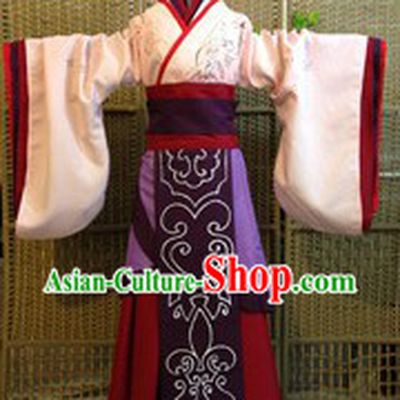 Ancient Chinese Han Dynasty Imperial Princess Clothes Complete Set