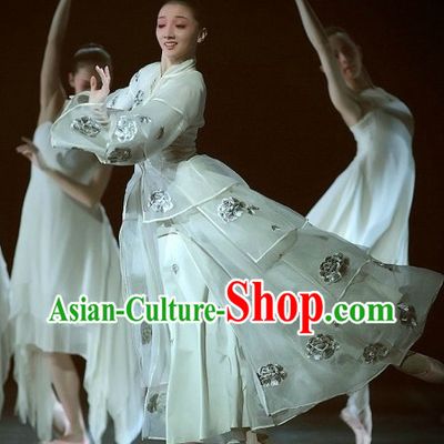 The Peony Pavilion Ballet Stage Performance Classical Dancing Costumes Complete Set for Women