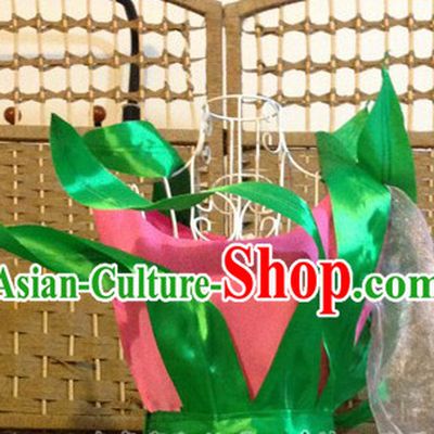 Traditional Chinese Lotus Stage Performance Dance Costumes for Women