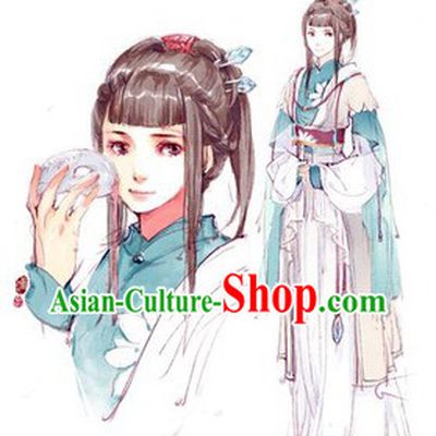 Ancient Chinese Cosplay Custom Made Costumes Complete Set