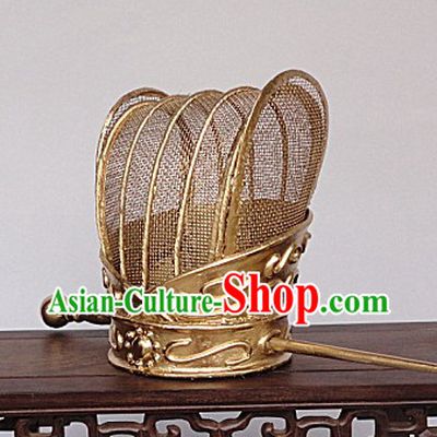 Ancient Chinese Qin and Han Dynasty Golden Coronet