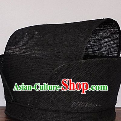 Ancient Chinese Qin and Han Dynasty Black Hat for Men