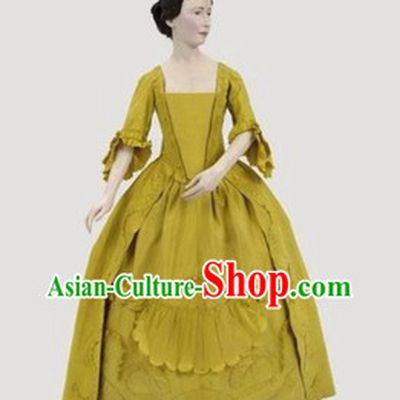 Traditional European Royal Court Palace Noblewoman Clothing