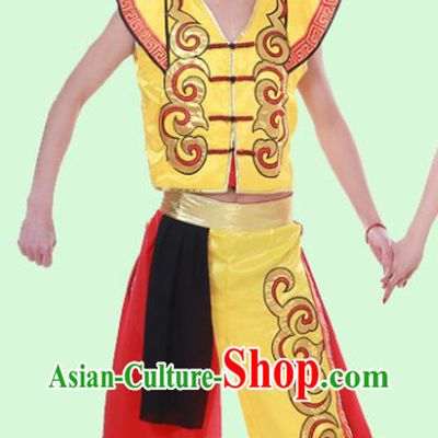 Traditional Chinese Drum Player Outfit for Men