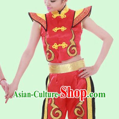 Traditional Chinese Drum Player Suit for Women