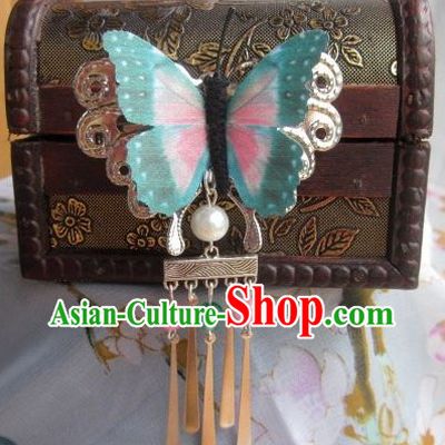 Traditional Chinese Hanfu Butterfly Hairpins